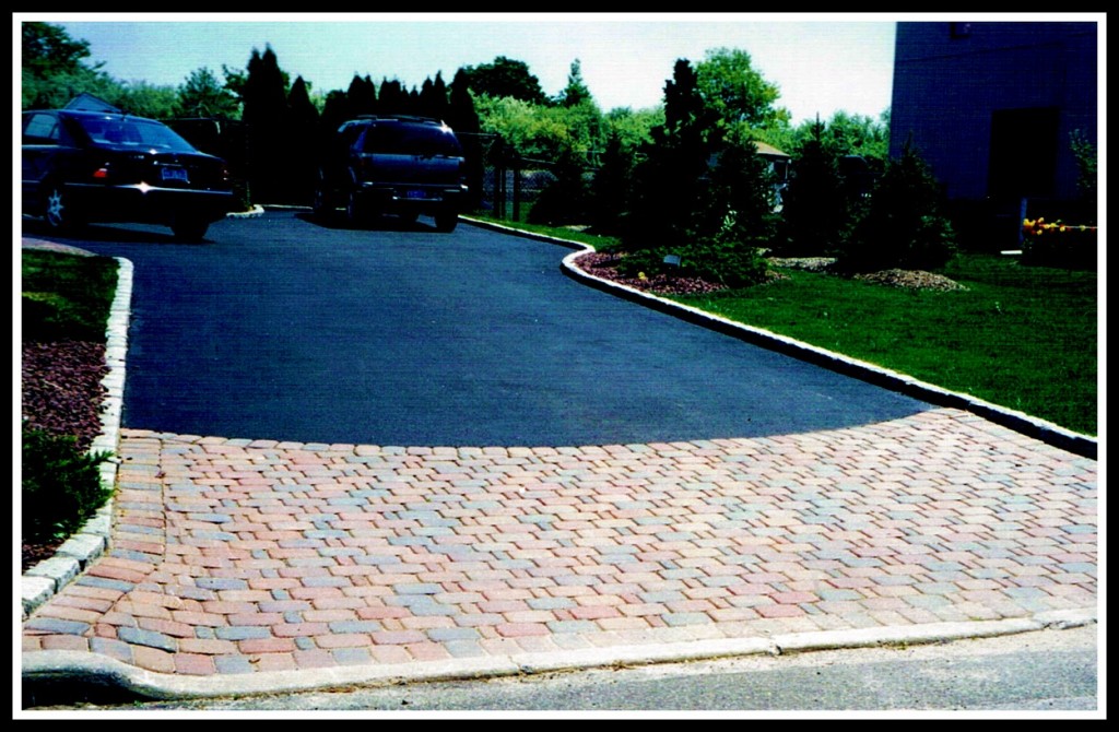 Asphalt Driveway With Paver Border Pictures 21